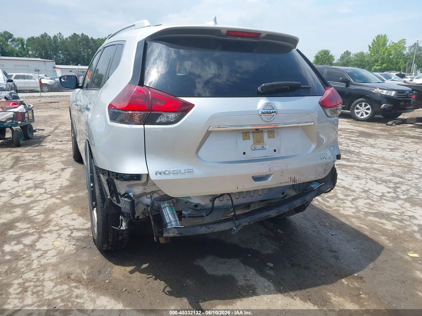 2020 Nissan Rogue VIN JN8AT2MVXLW133884 IAAI salvage auction — REAR END, Salvage Title, sold $5,100 on 2026-07-24 (photo 6)