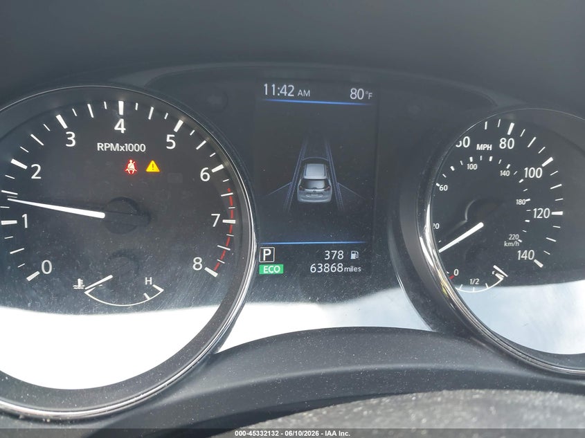 2020 Nissan Rogue VIN JN8AT2MVXLW133884 IAAI salvage auction — REAR END, Salvage Title, sold $5,100 on 2026-07-24 (photo 7)