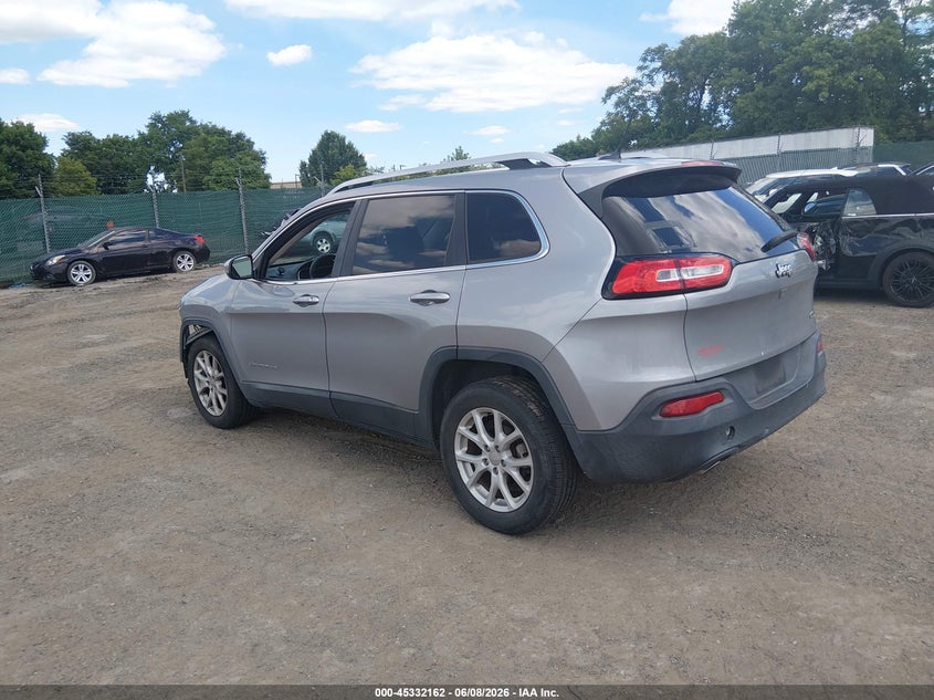 2015 Jeep Cherokee VIN 1C4PJLCB3FW578805 IAAI salvage auction — FRONT END, Salvage (Pennsylvania), sold $950 on 2026-08-01 (photo 3)