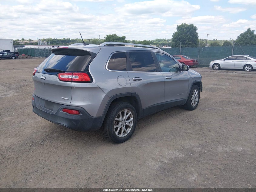 2015 Jeep Cherokee VIN 1C4PJLCB3FW578805 IAAI salvage auction — FRONT END, Salvage (Pennsylvania), sold $950 on 2026-08-01 (photo 4)