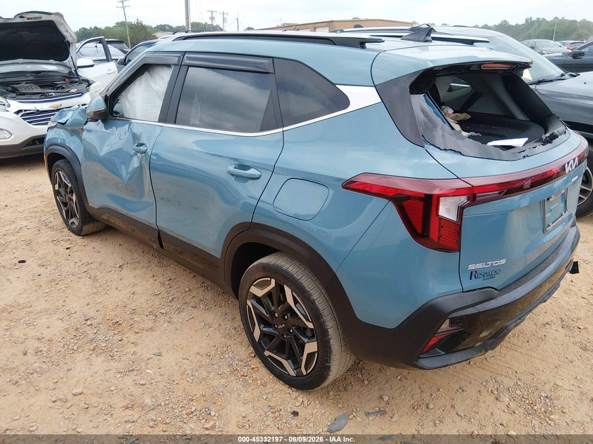 2024 Kia Seltos VIN KNDETCA76R7637392 IAAI salvage auction — SIDE, Salvage Title, sold $2,000 on 2026-07-09 (photo 3)