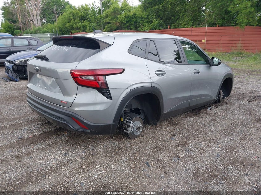 2024 Chevrolet Trax VIN KL77LGE24RC181752 IAAI salvage auction — THEFT, Salvage (Michigan), sold $5,700 on 2026-07-11 (photo 4)