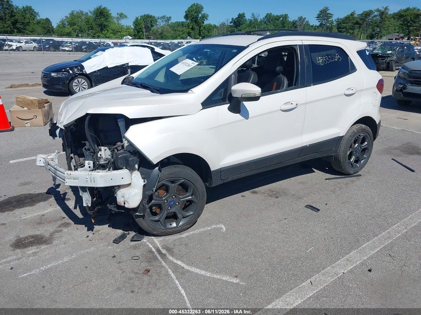 2018 Ford Ecosport VIN MAJ6P1CL4JC178856 IAAI salvage auction — FRONT END, Salvage (Indiana), sold $900 on 2026-07-31 (photo 2)