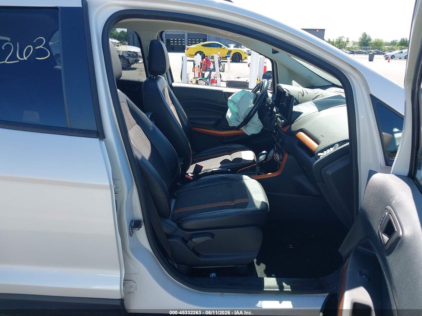 2018 Ford Ecosport VIN MAJ6P1CL4JC178856 IAAI salvage auction — FRONT END, Salvage (Indiana), sold $900 on 2026-07-31 (photo 5)