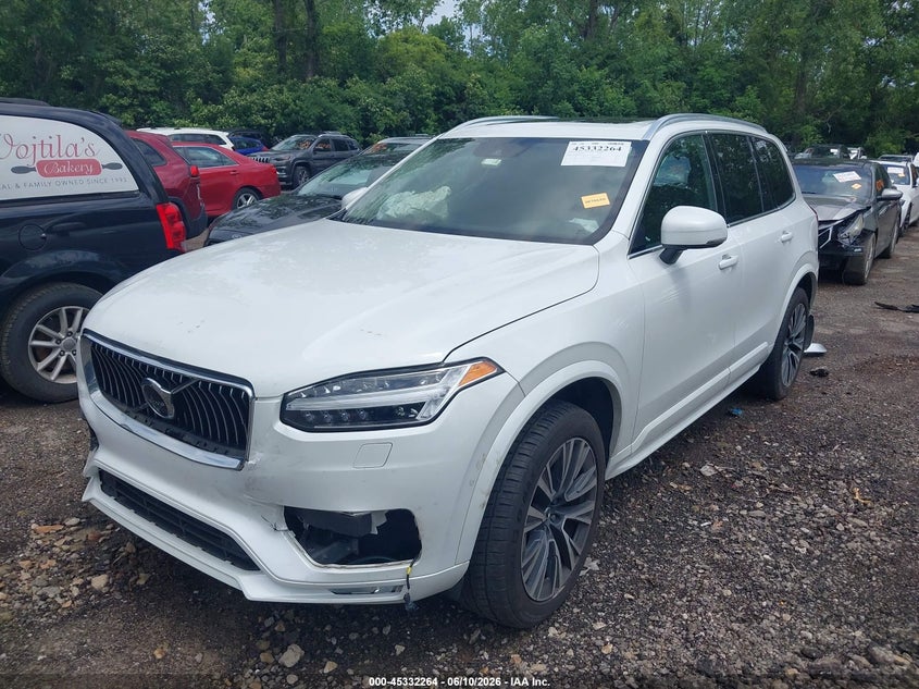 2022 Volvo Xc90 VIN YV4102PK8N1797300 IAAI salvage auction — FRONT & REAR, Salvage (Ohio), sold $6,000 on 2026-07-21 (photo 2)