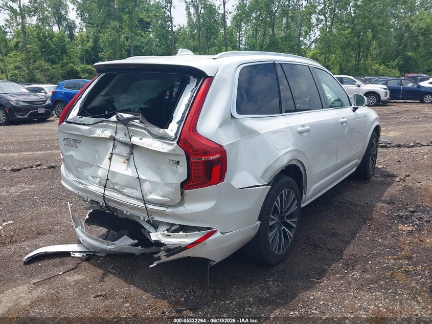 2022 Volvo Xc90 VIN YV4102PK8N1797300 IAAI salvage auction — FRONT & REAR, Salvage (Ohio), sold $6,000 on 2026-07-21 (photo 4)