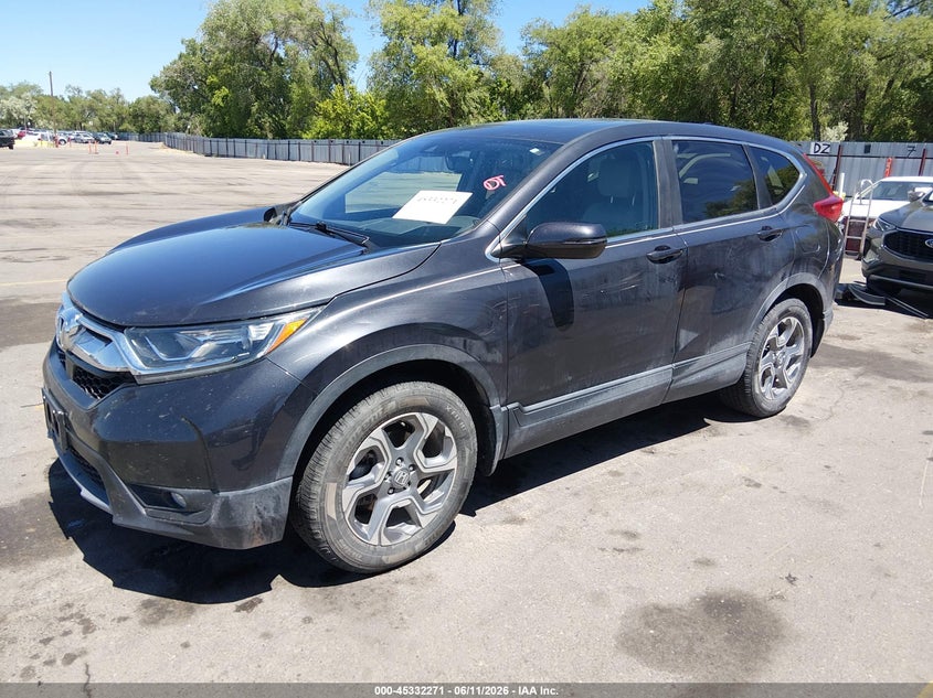 2017 Honda Cr-v VIN 2HKRW2H86HH665818 IAAI salvage auction — REAR END, Clear (Wyoming), sold $10,600 on 2026-07-09 (photo 2)