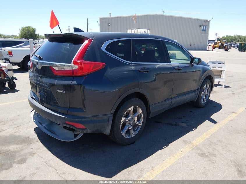 2017 Honda Cr-v VIN 2HKRW2H86HH665818 IAAI salvage auction — REAR END, Clear (Wyoming), sold $10,600 on 2026-07-09 (photo 4)