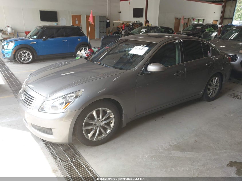 2008 Infiniti G35 VIN JNKBV61F88M276235 IAAI salvage auction — ROOF, Clear (Michigan), sold $725 on 2026-07-20 (photo 2)