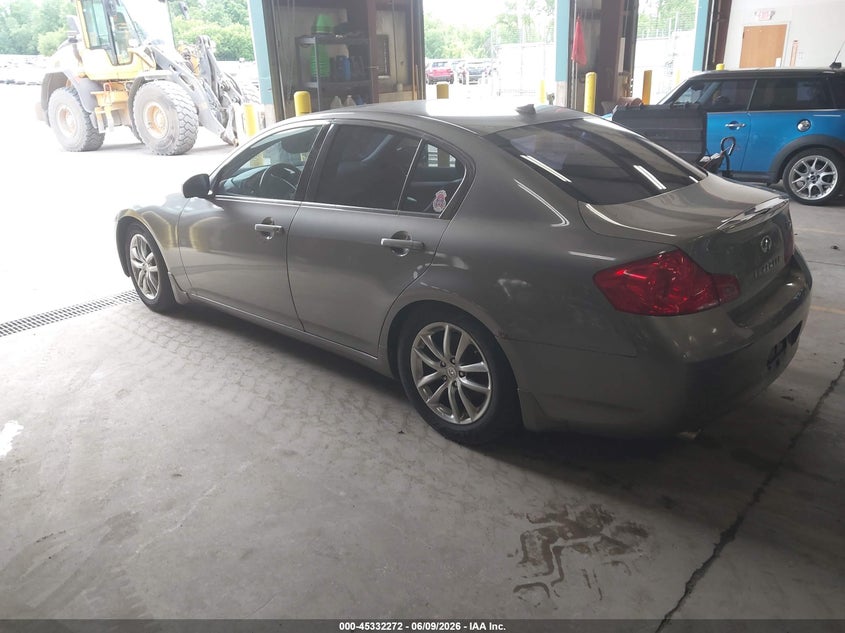 2008 Infiniti G35 VIN JNKBV61F88M276235 IAAI salvage auction — ROOF, Clear (Michigan), sold $725 on 2026-07-20 (photo 3)
