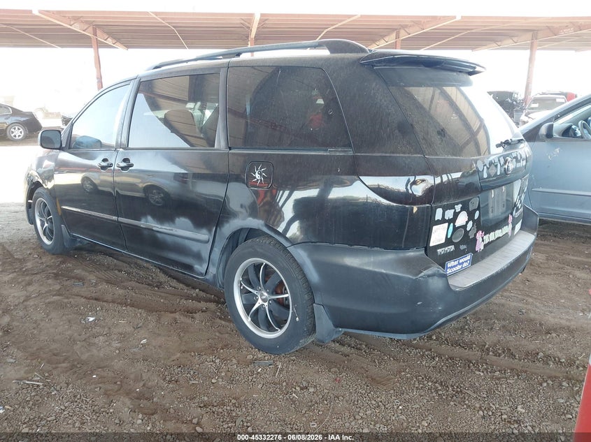 2008 Toyota Sienna VIN 5TDZK22C38S110151 IAAI salvage auction — NORMAL WEAR, Clear-Dealer Only (Arizona), sold $375 on 2026-07-28 (photo 3)