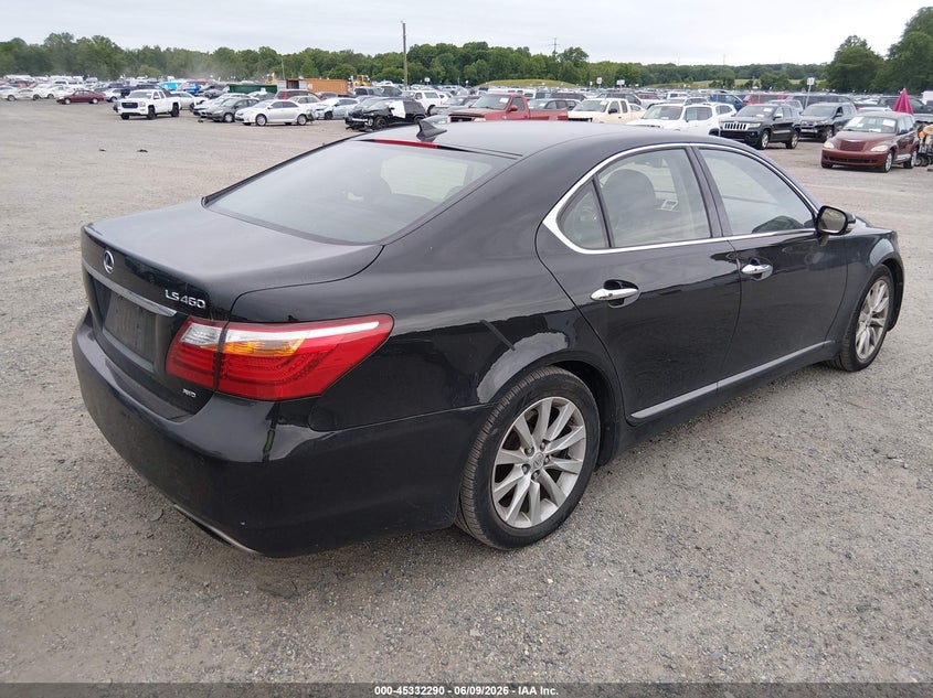 2012 Lexus Ls VIN JTHCL5EF5C5015131 IAAI salvage auction — UNKNOWN, Salvage Title, sold $2,500 on 2026-07-13 (photo 4)
