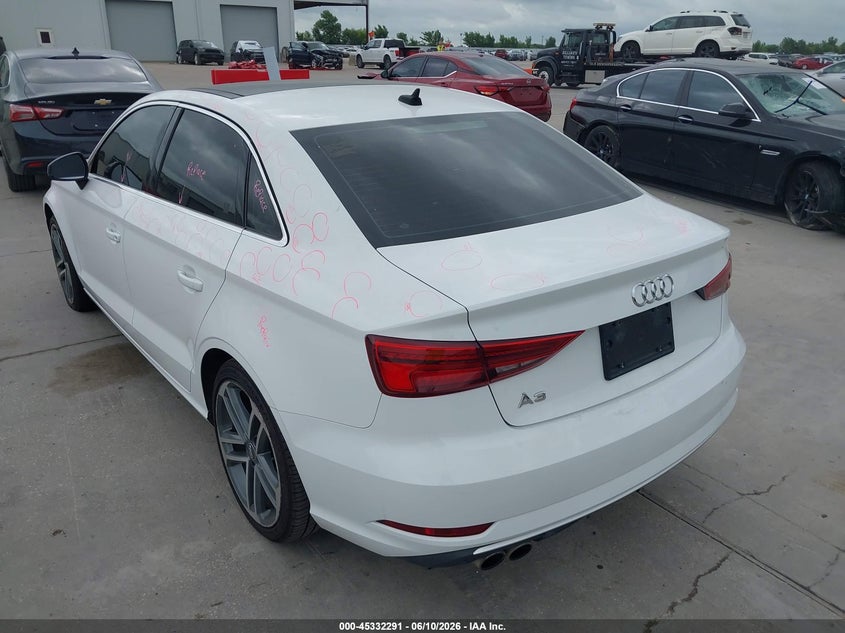 2019 Audi A3 VIN WAUAUGFF2K1010584 IAAI salvage auction — HAIL, Original (Texas), sold $3,050 on 2026-07-29 (photo 3)