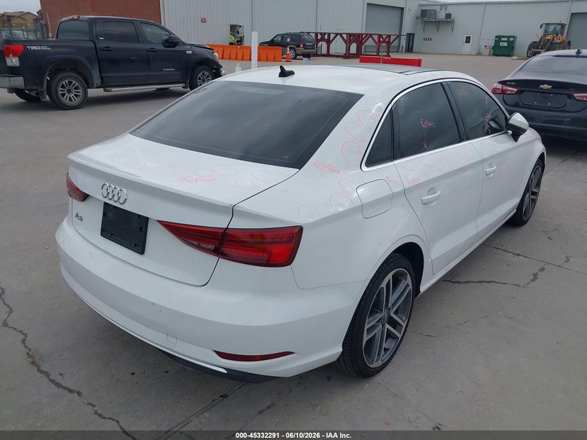 2019 Audi A3 VIN WAUAUGFF2K1010584 IAAI salvage auction — HAIL, Original (Texas), sold $3,050 on 2026-07-29 (photo 4)