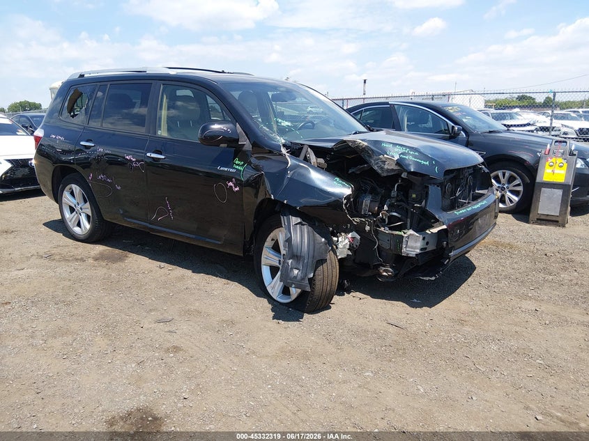 2008 Toyota Highlander VIN JTEES42A482002892 IAAI salvage auction — FRONT END, Salvage (New Jersey), sold $1,100 on 2026-07-29 (photo 1)