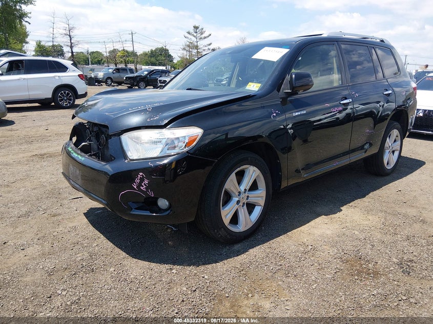 2008 Toyota Highlander VIN JTEES42A482002892 IAAI salvage auction — FRONT END, Salvage (New Jersey), sold $1,100 on 2026-07-29 (photo 2)