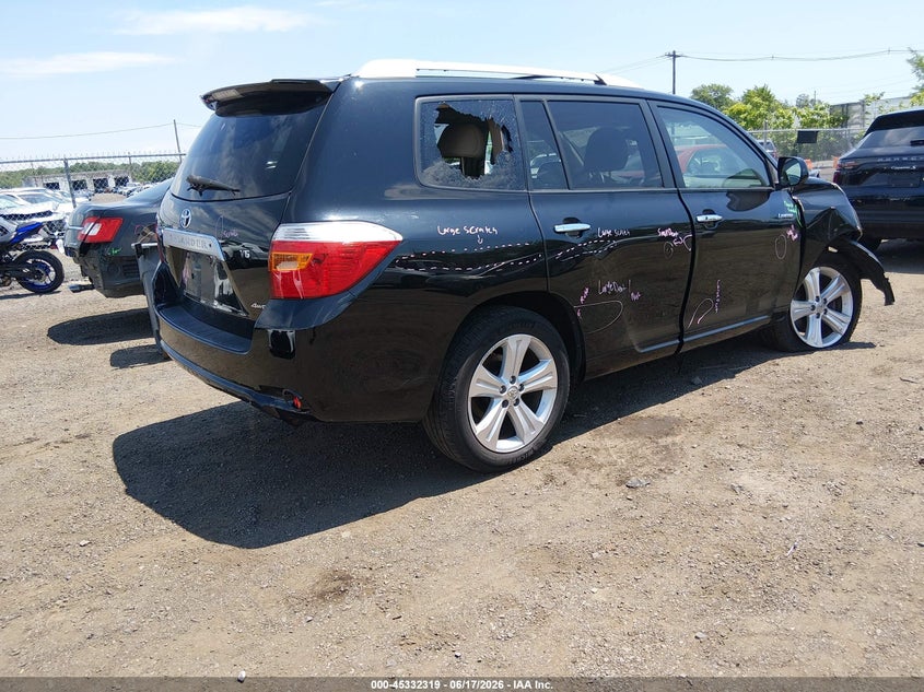 2008 Toyota Highlander VIN JTEES42A482002892 IAAI salvage auction — FRONT END, Salvage (New Jersey), sold $1,100 on 2026-07-29 (photo 4)