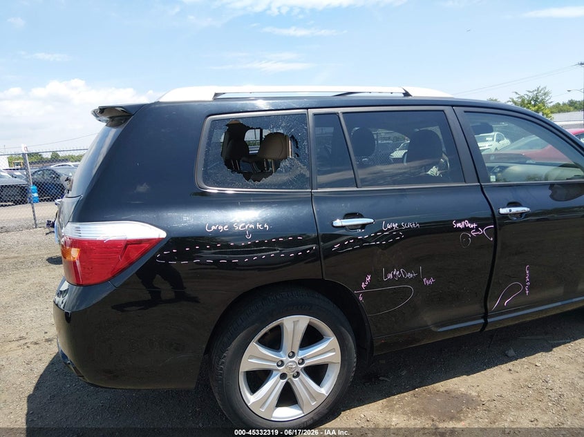 2008 Toyota Highlander VIN JTEES42A482002892 IAAI salvage auction — FRONT END, Salvage (New Jersey), sold $1,100 on 2026-07-29 (photo 6)