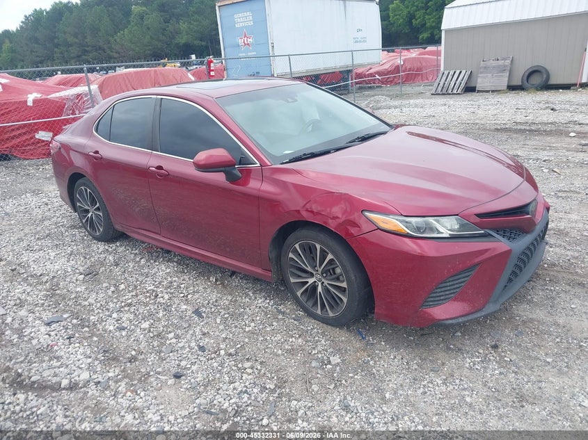 2018 Toyota Camry VIN 4T1B11HK1JU591267 IAAI salvage auction — LEFT SIDE, Salvage (Georgia), sold $4,550 on 2026-08-04 (photo 1)