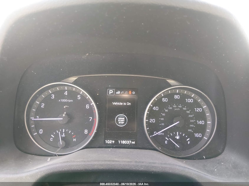 2017 Hyundai Elantra VIN KMHD84LF7HU127636 IAAI salvage auction — LEFT FRONT, Original (Texas), sold $1,550 on 2026-07-22 (photo 7)