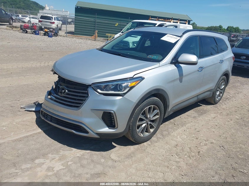 2017 Hyundai Santa fe VIN KM8SMDHF9HU215437 IAAI salvage auction — RIGHT FRONT, Salvage Title, sold $2,500 on 2026-07-07 (photo 2)