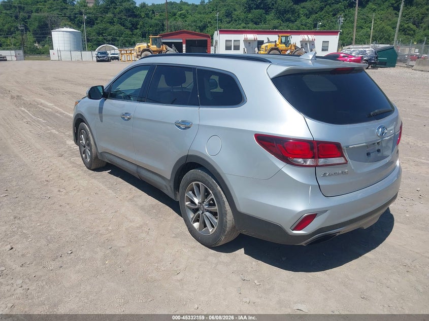 2017 Hyundai Santa fe VIN KM8SMDHF9HU215437 IAAI salvage auction — RIGHT FRONT, Salvage Title, sold $2,500 on 2026-07-07 (photo 3)