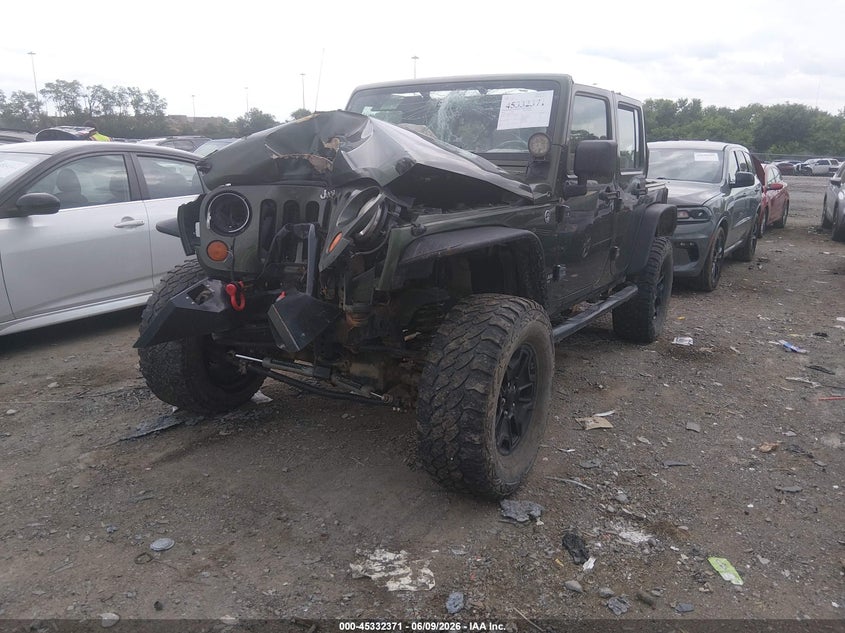 2008 Jeep Wrangler unlimited VIN 1J4GA39188L523196 IAAI salvage auction — FRONT END, Salvage (Tennessee), sold $1,000 on 2026-07-09 (photo 2)