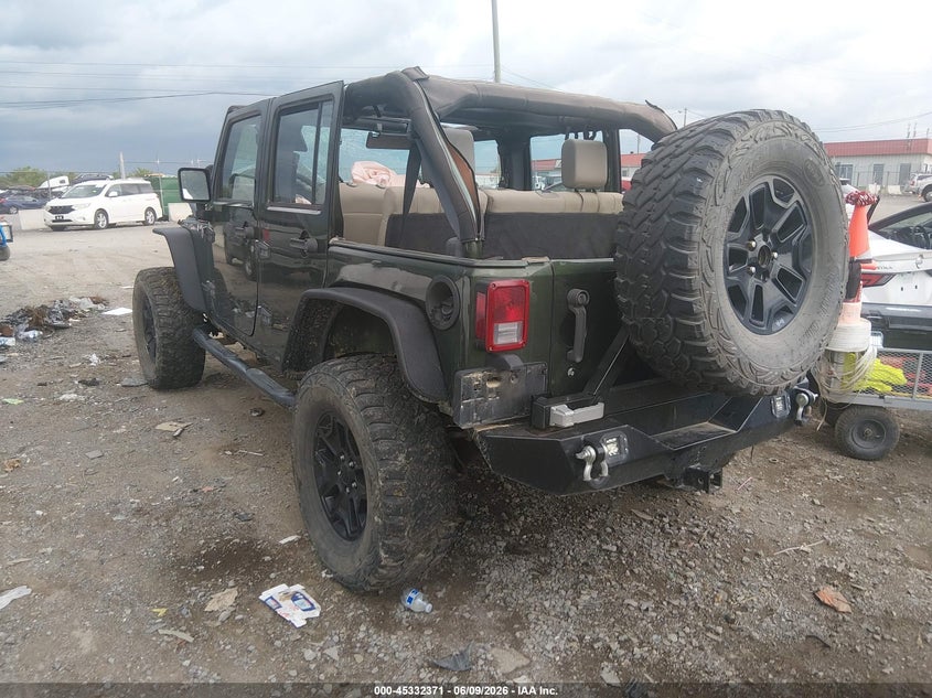 2008 Jeep Wrangler unlimited VIN 1J4GA39188L523196 IAAI salvage auction — FRONT END, Salvage (Tennessee), sold $1,000 on 2026-07-09 (photo 3)