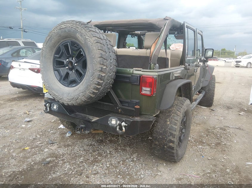 2008 Jeep Wrangler unlimited VIN 1J4GA39188L523196 IAAI salvage auction — FRONT END, Salvage (Tennessee), sold $1,000 on 2026-07-09 (photo 4)
