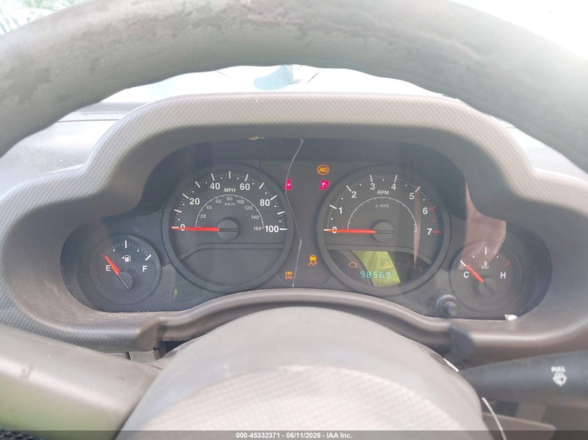 2008 Jeep Wrangler unlimited VIN 1J4GA39188L523196 IAAI salvage auction — FRONT END, Salvage (Tennessee), sold $1,000 on 2026-07-09 (photo 7)