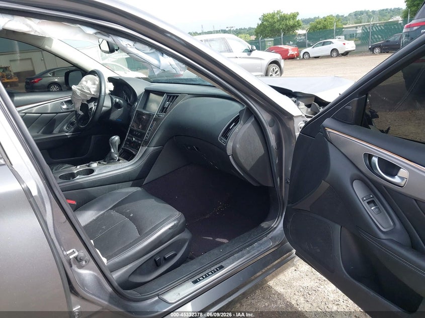 2016 Infiniti Q50 VIN JN1CV7AR2GM253251 IAAI salvage auction — RIGHT FRONT, Salvage Title, sold $225 on 2026-07-10 (photo 5)