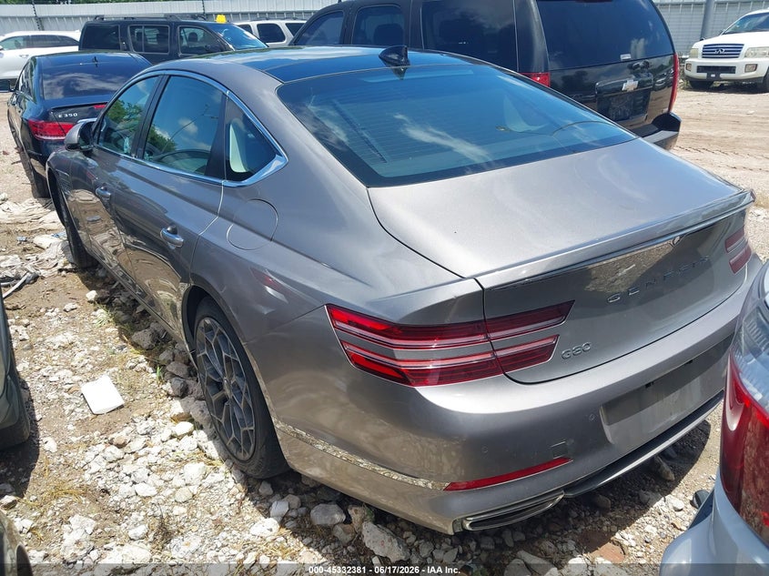 2021 Genesis G80 VIN KMTGB4SC9MU077084 IAAI salvage auction — NORMAL WEAR, Original (Texas), sold $16,750 on 2026-07-08 (photo 3)