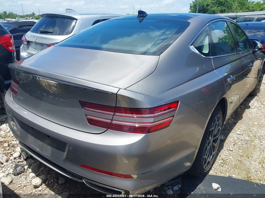 2021 Genesis G80 VIN KMTGB4SC9MU077084 IAAI salvage auction — NORMAL WEAR, Original (Texas), sold $16,750 on 2026-07-08 (photo 4)