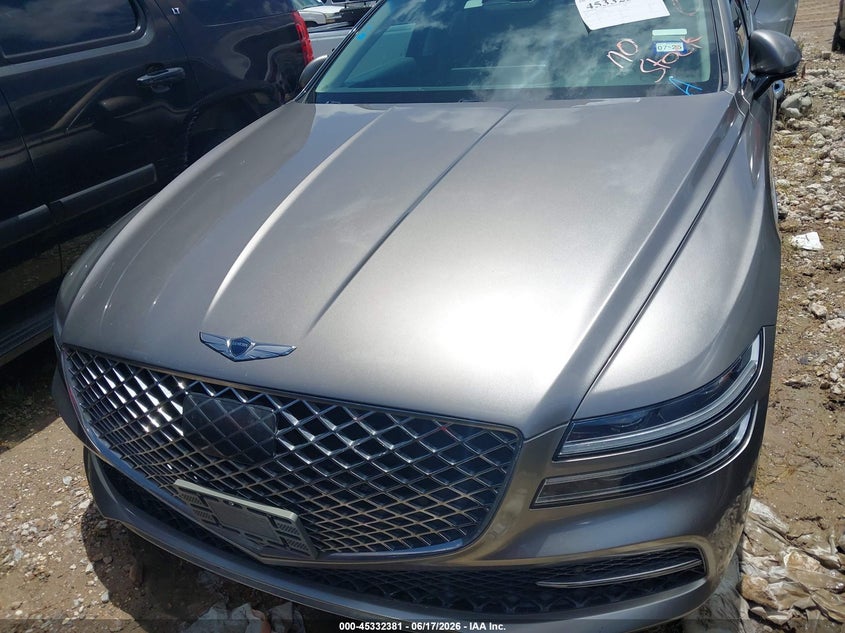 2021 Genesis G80 VIN KMTGB4SC9MU077084 IAAI salvage auction — NORMAL WEAR, Original (Texas), sold $16,750 on 2026-07-08 (photo 6)