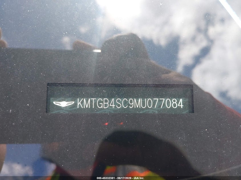 2021 Genesis G80 VIN KMTGB4SC9MU077084 IAAI salvage auction — NORMAL WEAR, Original (Texas), sold $16,750 on 2026-07-08 (photo 9)