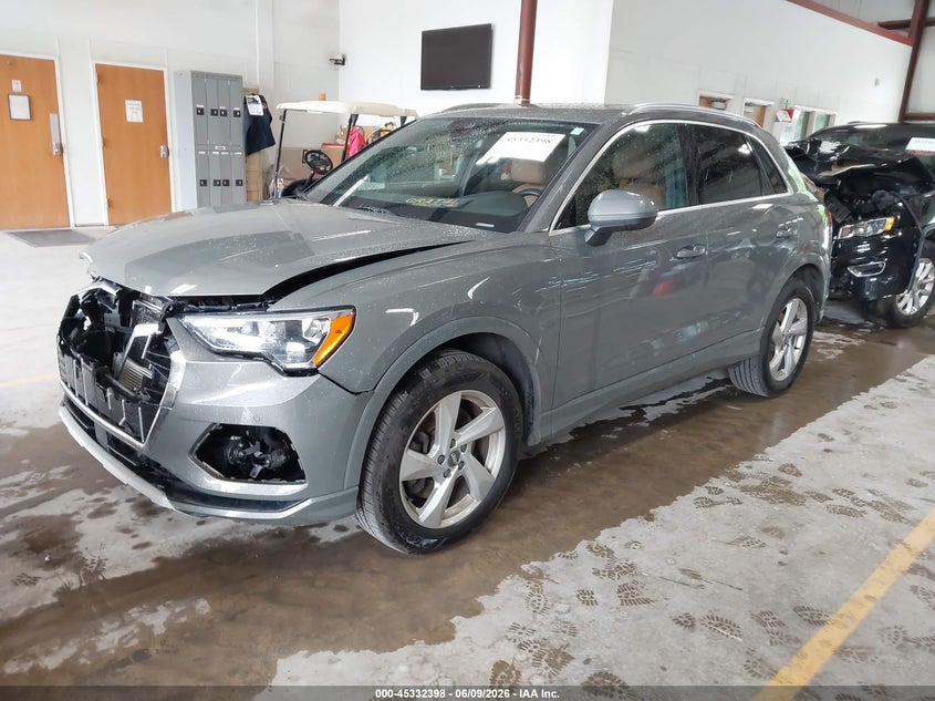 2020 Audi Q3 VIN WA1AECF38L1075014 IAAI salvage auction — FRONT END, Salvage Title, sold $7,200 on 2026-08-07 (photo 2)