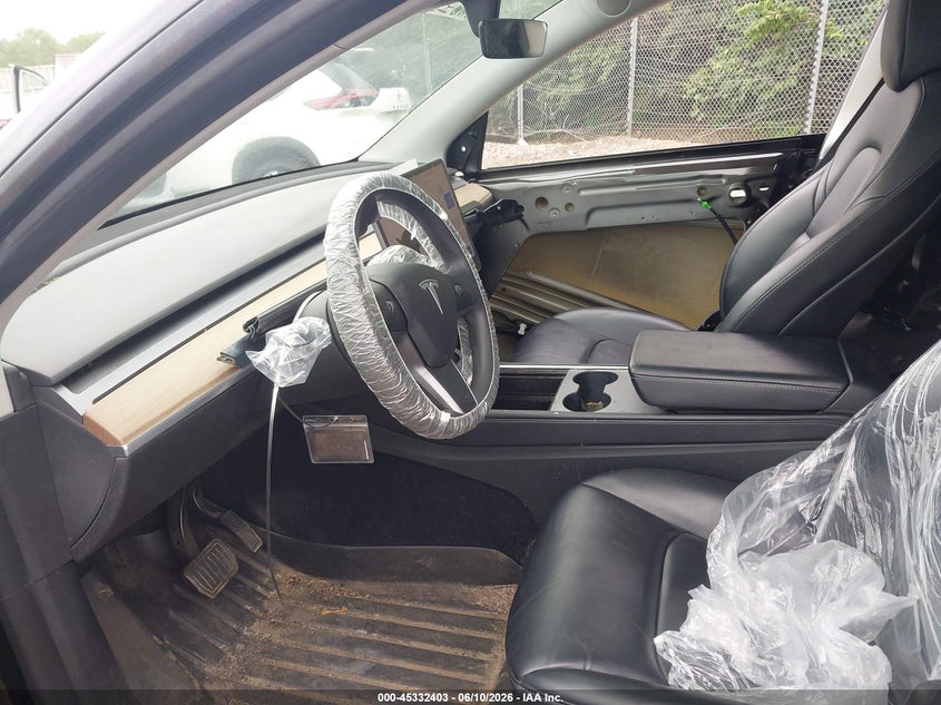 2022 Tesla Model y VIN 7SAYGAEE3NF314147 IAAI salvage auction — FRONT END, Wait Title, sold $7,100 on 2026-08-01 (photo 5)