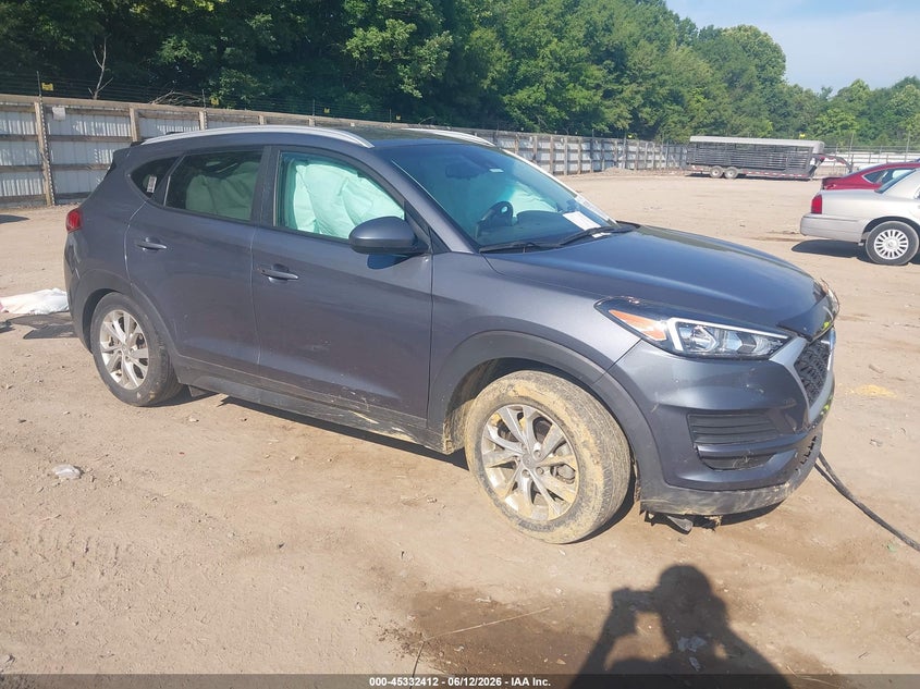 2021 Hyundai Tucson VIN KM8J33A4XMU394423 IAAI salvage auction — LEFT REAR, Salvage (Tennessee), sold $6,075 on 2026-07-08 (photo 1)