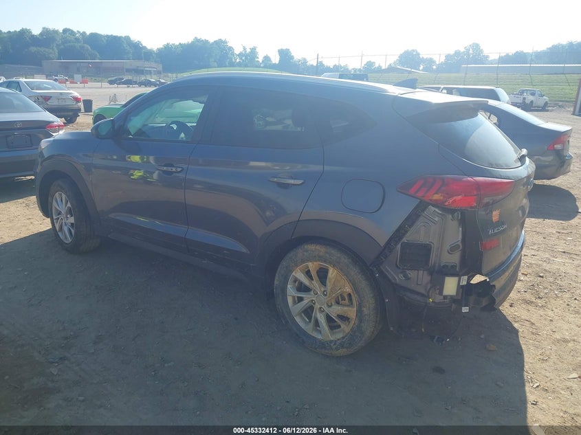 2021 Hyundai Tucson VIN KM8J33A4XMU394423 IAAI salvage auction — LEFT REAR, Salvage (Tennessee), sold $6,075 on 2026-07-08 (photo 3)