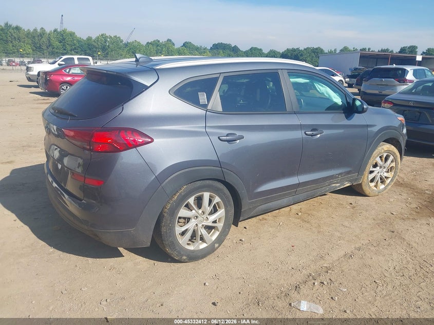 2021 Hyundai Tucson VIN KM8J33A4XMU394423 IAAI salvage auction — LEFT REAR, Salvage (Tennessee), sold $6,075 on 2026-07-08 (photo 4)
