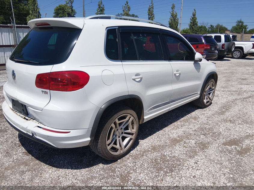 2016 Volkswagen Tiguan VIN WVGAV7AX6GW026275 IAAI salvage auction — LEFT FRONT, Salvage (Missouri), sold $1,850 on 2026-07-27 (photo 4)