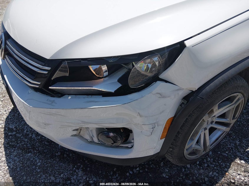 2016 Volkswagen Tiguan VIN WVGAV7AX6GW026275 IAAI salvage auction — LEFT FRONT, Salvage (Missouri), sold $1,850 on 2026-07-27 (photo 6)