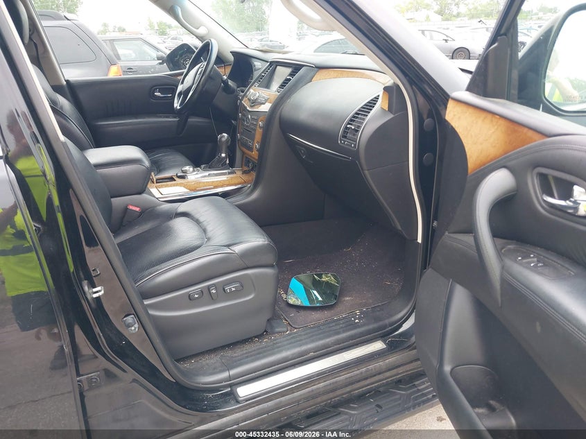 2014 Infiniti Qx80 VIN JN8AZ2NE7E9063775 IAAI salvage auction — REAR END, Salvage Title, sold $1,800 on 2026-07-27 (photo 5)