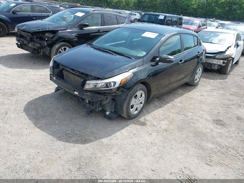 2017 Kia Forte VIN KNAFK5A8XH5690504 IAAI salvage auction — FRONT END, Salvage (Iowa), sold $425 on 2026-07-27 (photo 2)