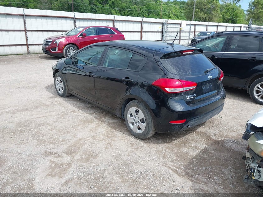 2017 Kia Forte VIN KNAFK5A8XH5690504 IAAI salvage auction — FRONT END, Salvage (Iowa), sold $425 on 2026-07-27 (photo 3)