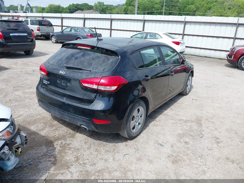 2017 Kia Forte VIN KNAFK5A8XH5690504 IAAI salvage auction — FRONT END, Salvage (Iowa), sold $425 on 2026-07-27 (photo 4)