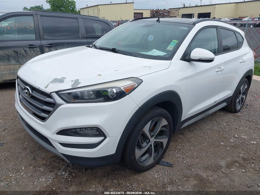 2018 Hyundai Tucson VIN KM8J3CA25JU629353 IAAI salvage auction — NORMAL WEAR, Salvage Title, sold $2,300 on 2026-07-16 (photo 2)