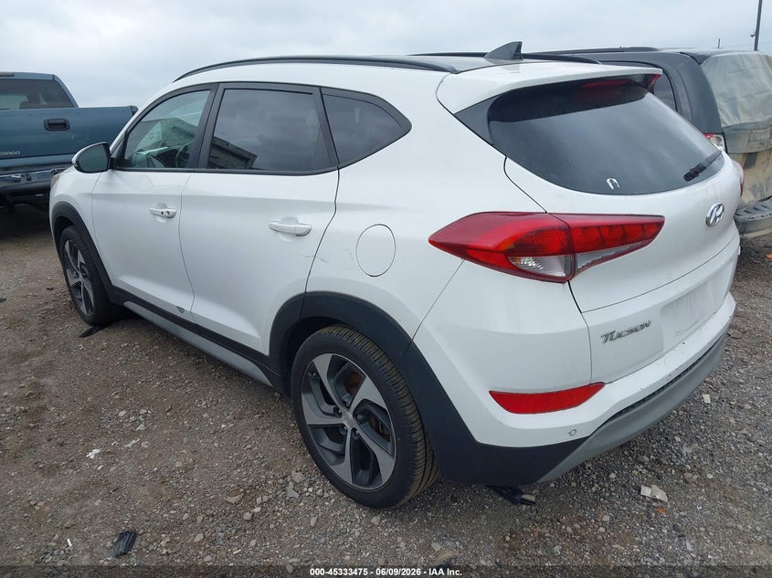 2018 Hyundai Tucson VIN KM8J3CA25JU629353 IAAI salvage auction — NORMAL WEAR, Salvage Title, sold $2,300 on 2026-07-16 (photo 3)