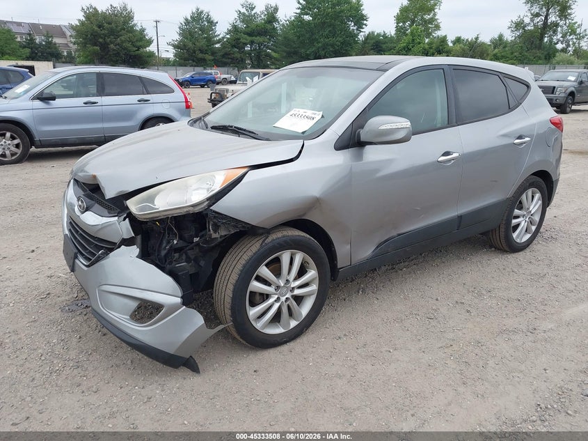 2012 Hyundai Tucson VIN KM8JU3AC6CU529934 IAAI salvage auction — FRONT END, Salvage (New Jersey), sold $1,300 on 2026-07-28 (photo 2)