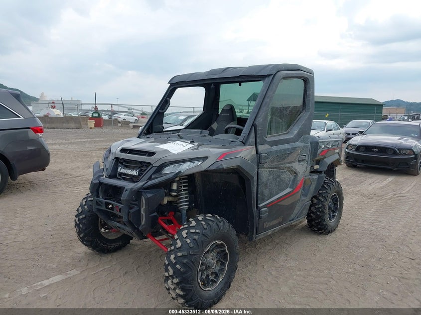 2024 Kawasaki VIN JKAWFCG12RB502805 IAAI salvage auction — FRONT & REAR, Salvage (Pennsylvania), sold $4,050 on 2026-07-28 (photo 2)